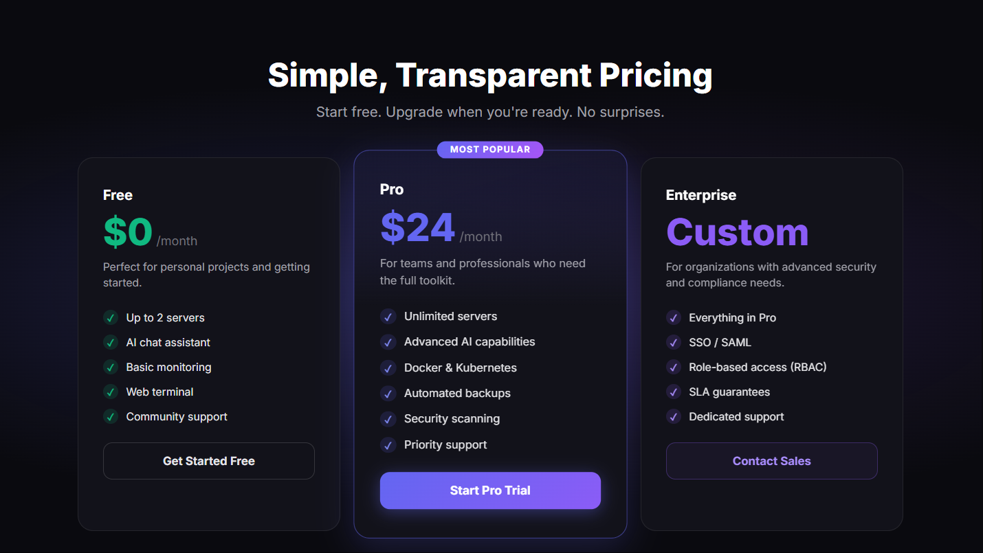NebulaOps - Main product screenshot demonstrating key features and user interface