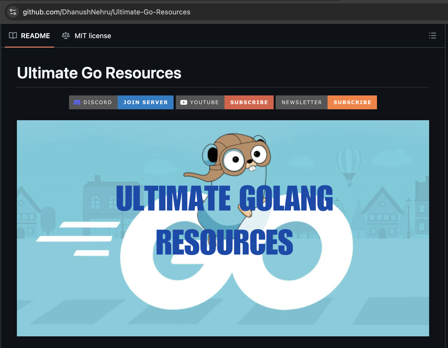 Ultimate Golang Resources gallery image