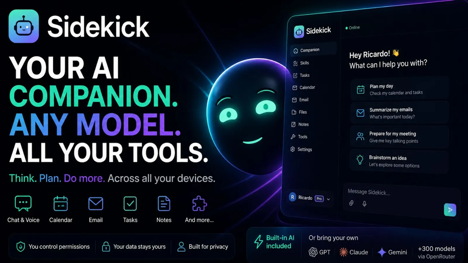 Sidekick screenshot 3