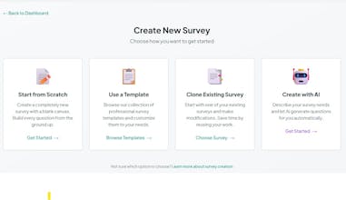 Smart surveys, no subscriptions gallery image
