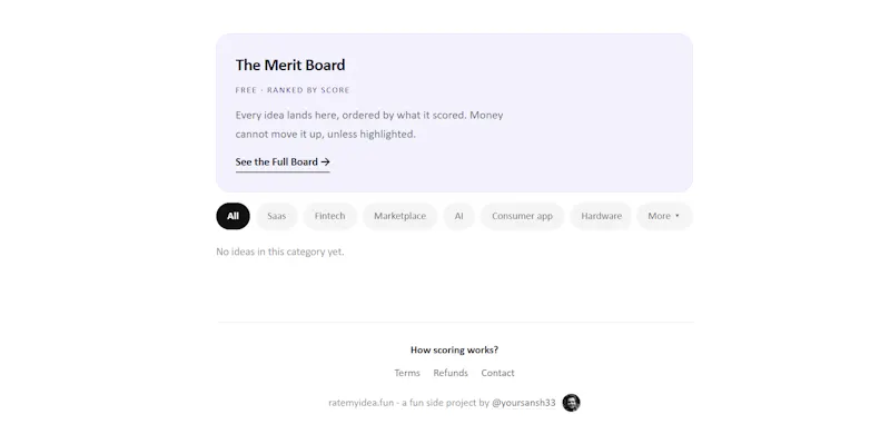 RateMyIdea screenshot 3