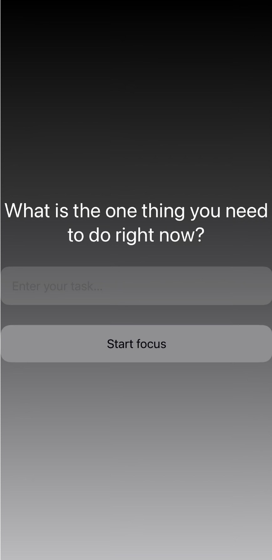 Just one task gallery image