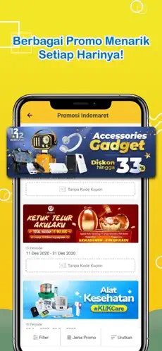 وسائط تحقق من فاتورة الكهرباء في Indomaret Click 4