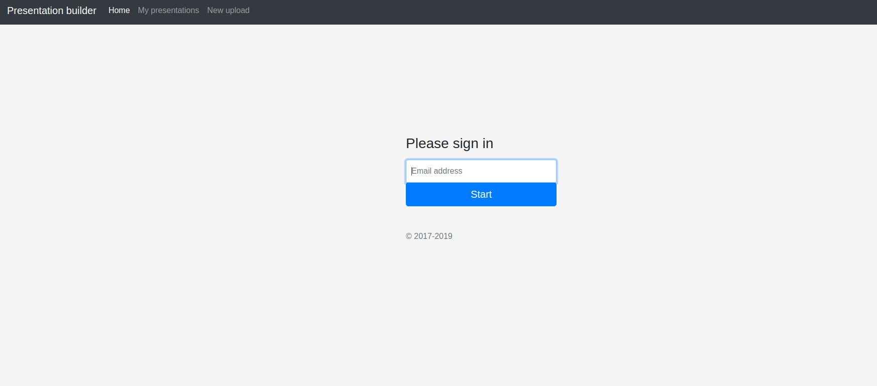 Vanhackaton -  Presentation builder gallery image