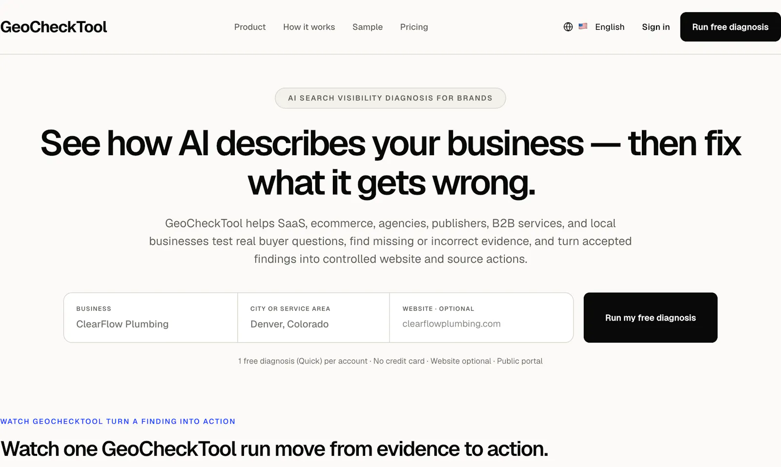 GeoCheckTool screenshot 1