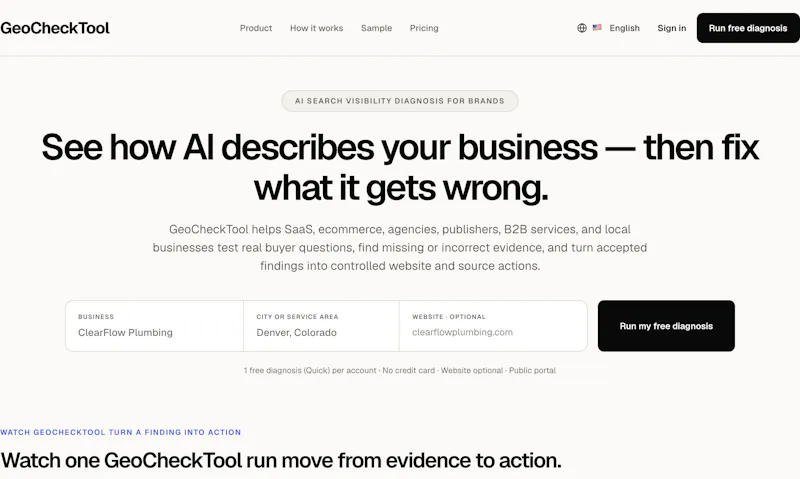 GeoCheckTool screenshot 1