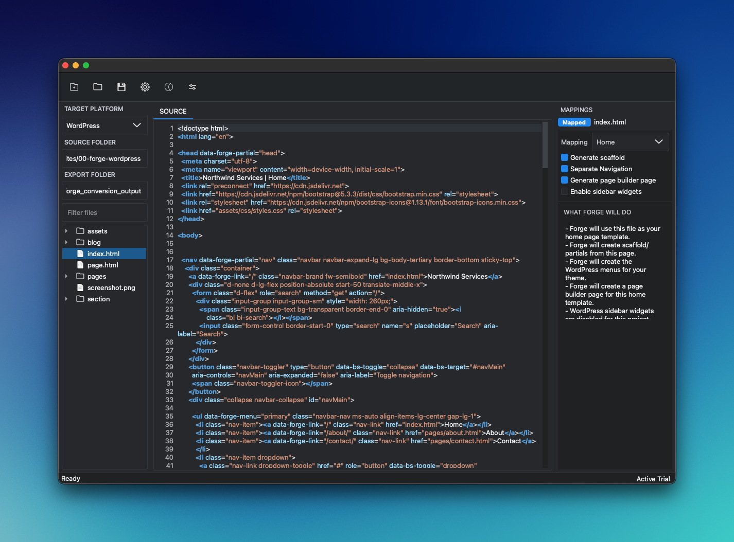 Forge - Screenshot 2 showing product features and functionality