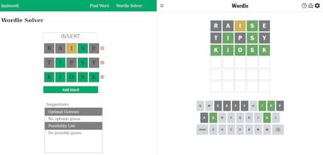 A Wordle Solver and Word Games Helper gallery image