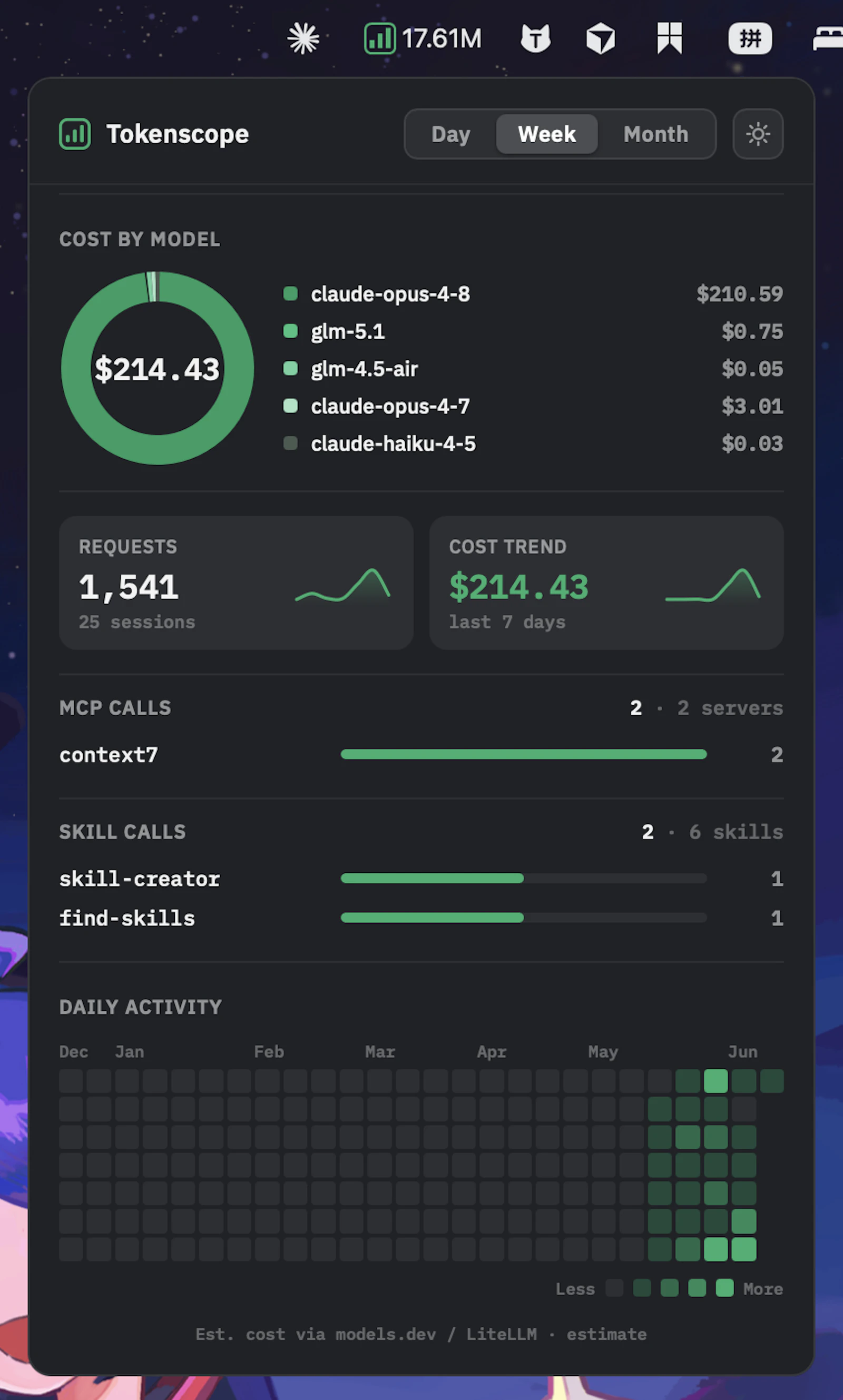 Tokenscope screenshot 3