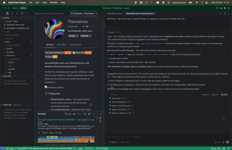 Themetree - Main product screenshot demonstrating key features and user interface