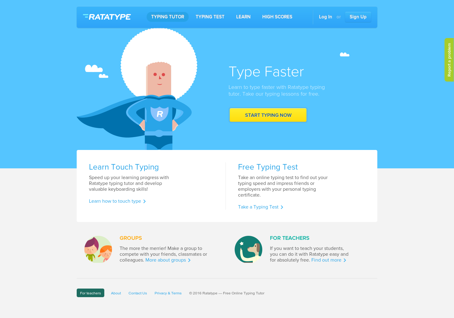 Ratatype - Free Online Typing Tutor | Product Hunt