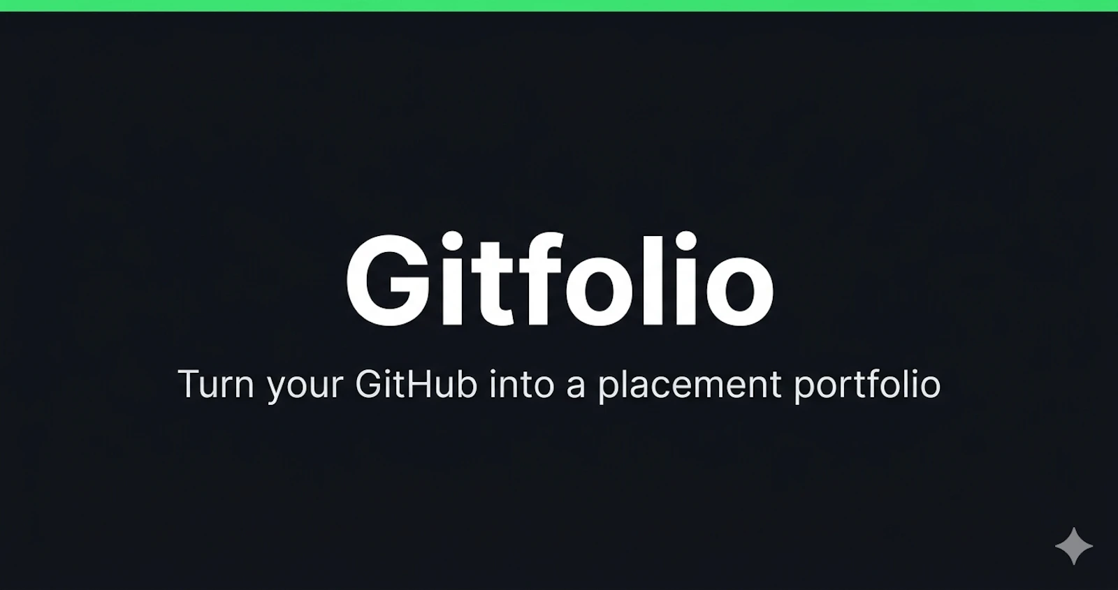 Gitfolio screenshot 1