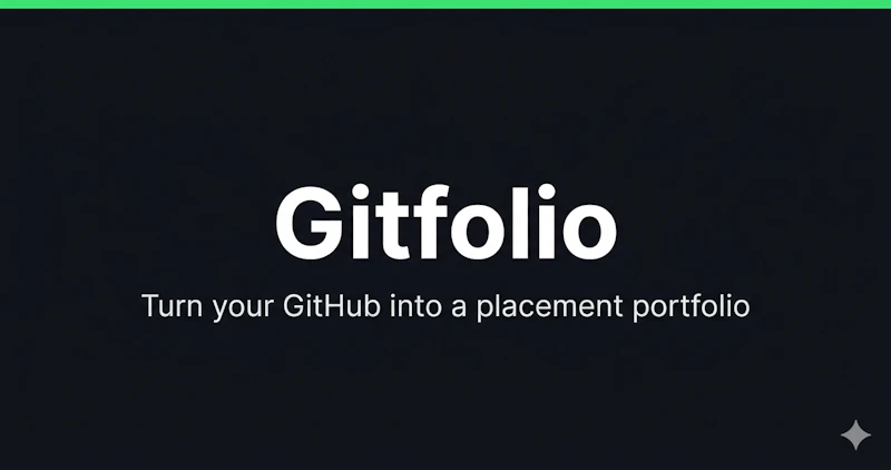 Gitfolio screenshot 1