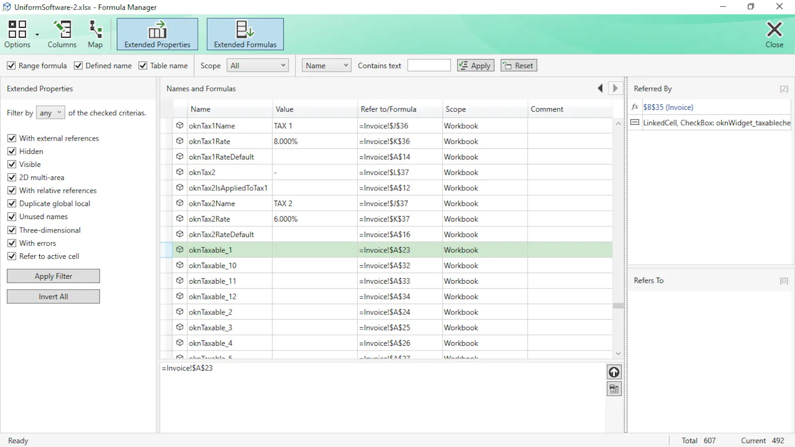 Formula Manager for Excel screenshot 2
