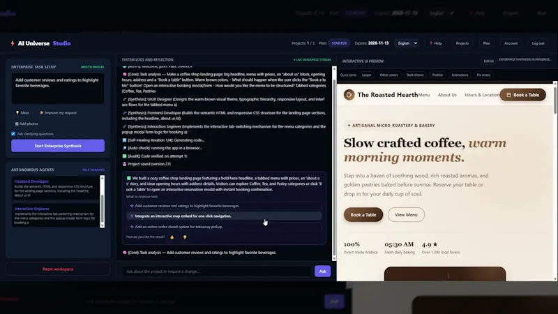 AI Universe Studio screenshot 1 (video preview)