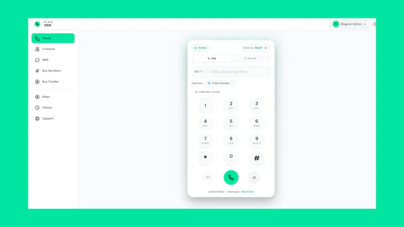 Ringvoo — Affordable Global Calling screenshot 3
