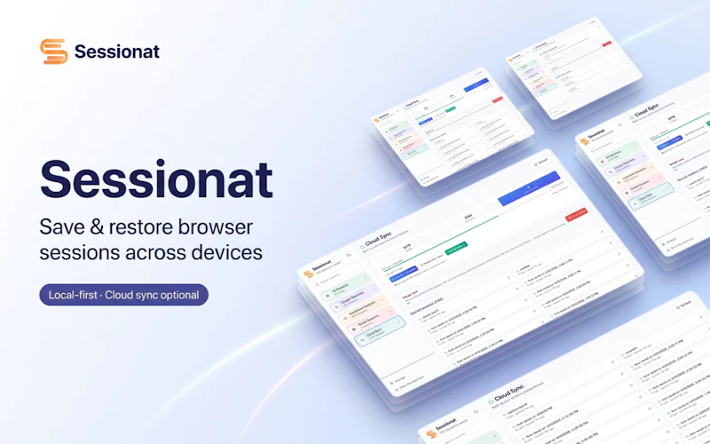 Sessionat tab session manager screenshot 4