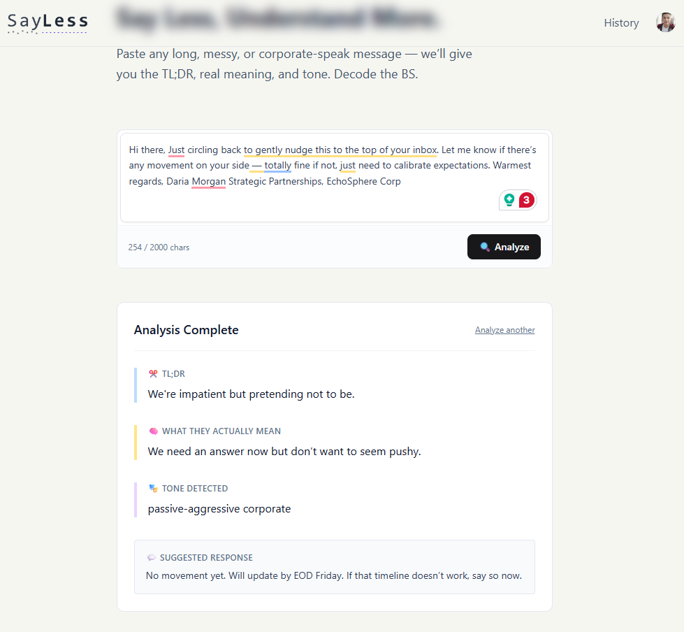 SayLess media 4