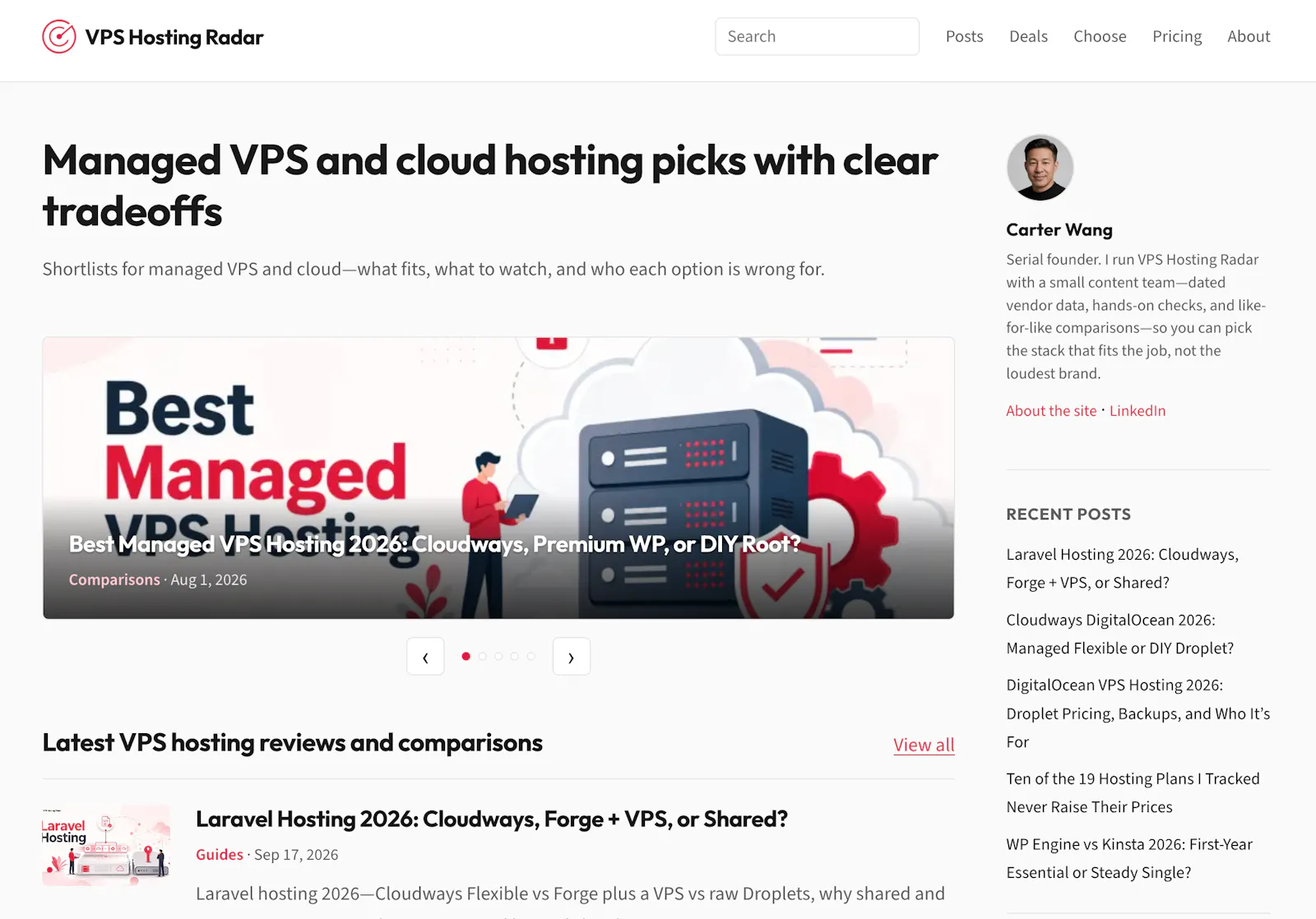 VPS Hosting Radar screenshot 3