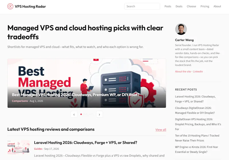 VPS Hosting Radar screenshot 3
