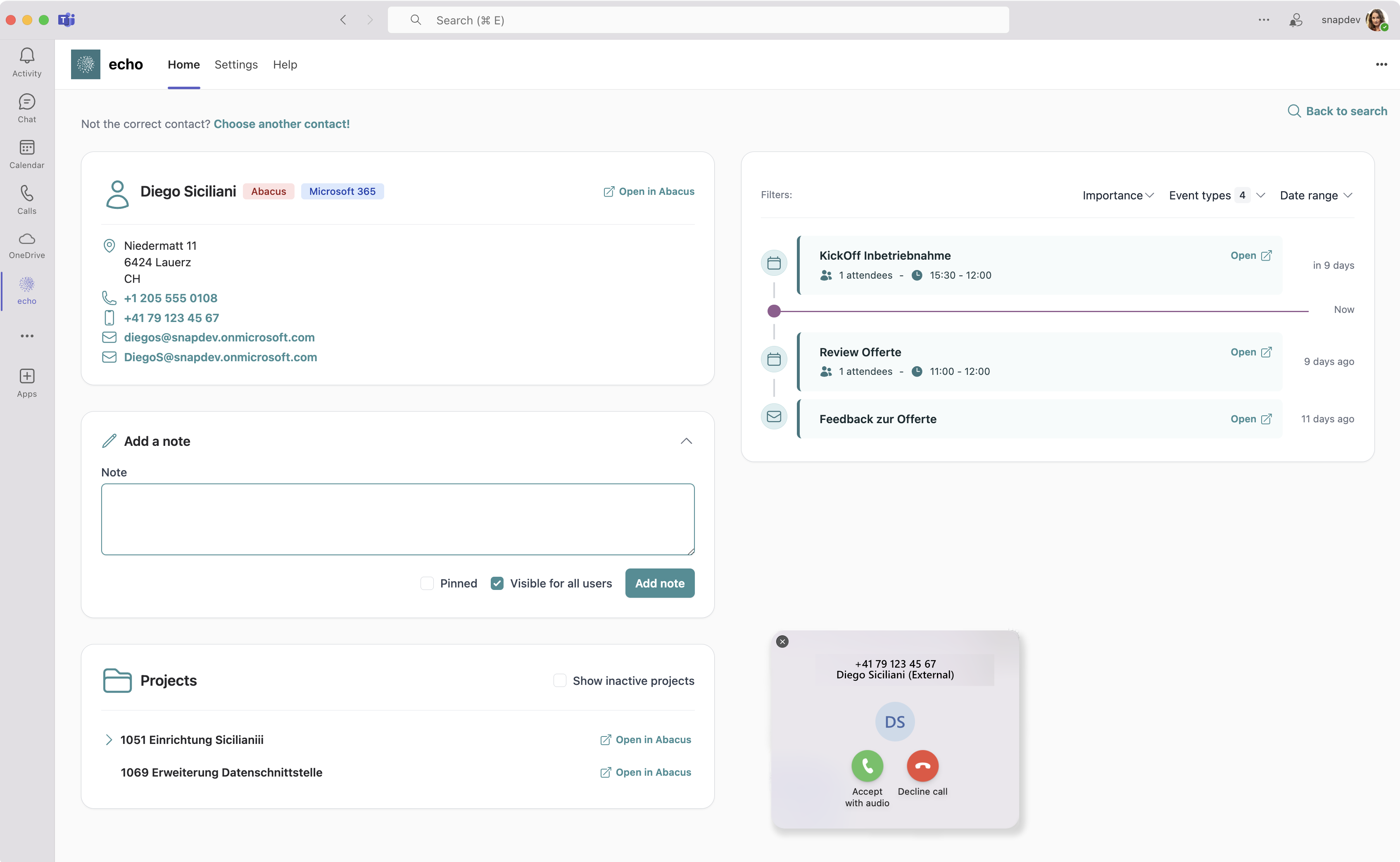 echo for Microsoft Teams gallery image