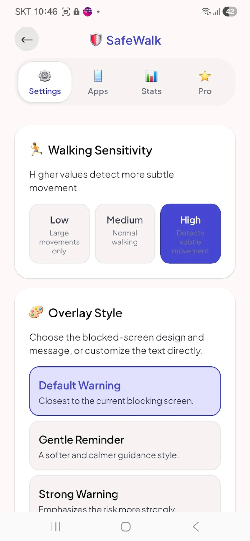 SafeWalk  screenshot 2