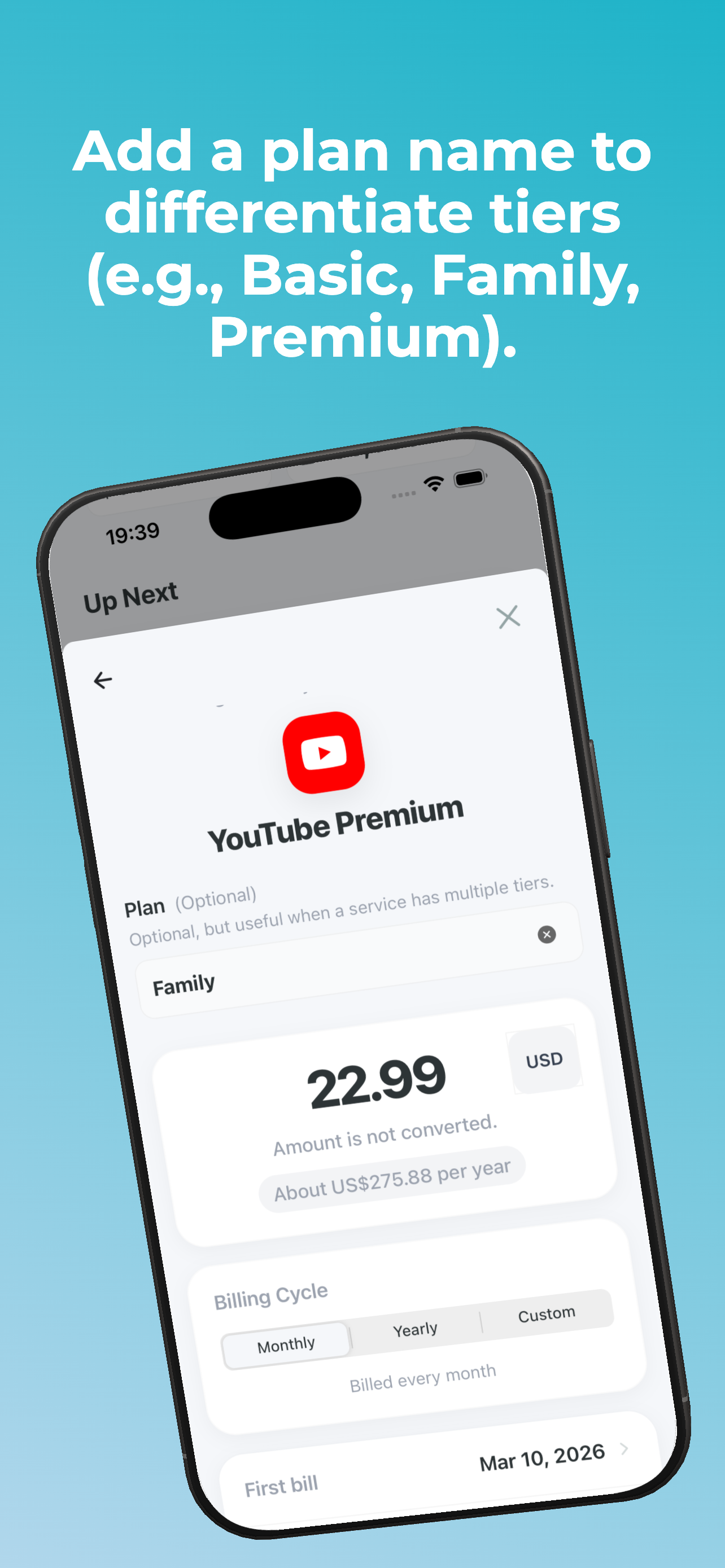 SpendBuddy: Renewal & Bills media 3