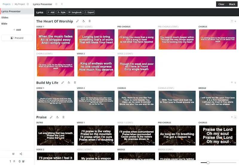TheOpenPresenter screenshot 1