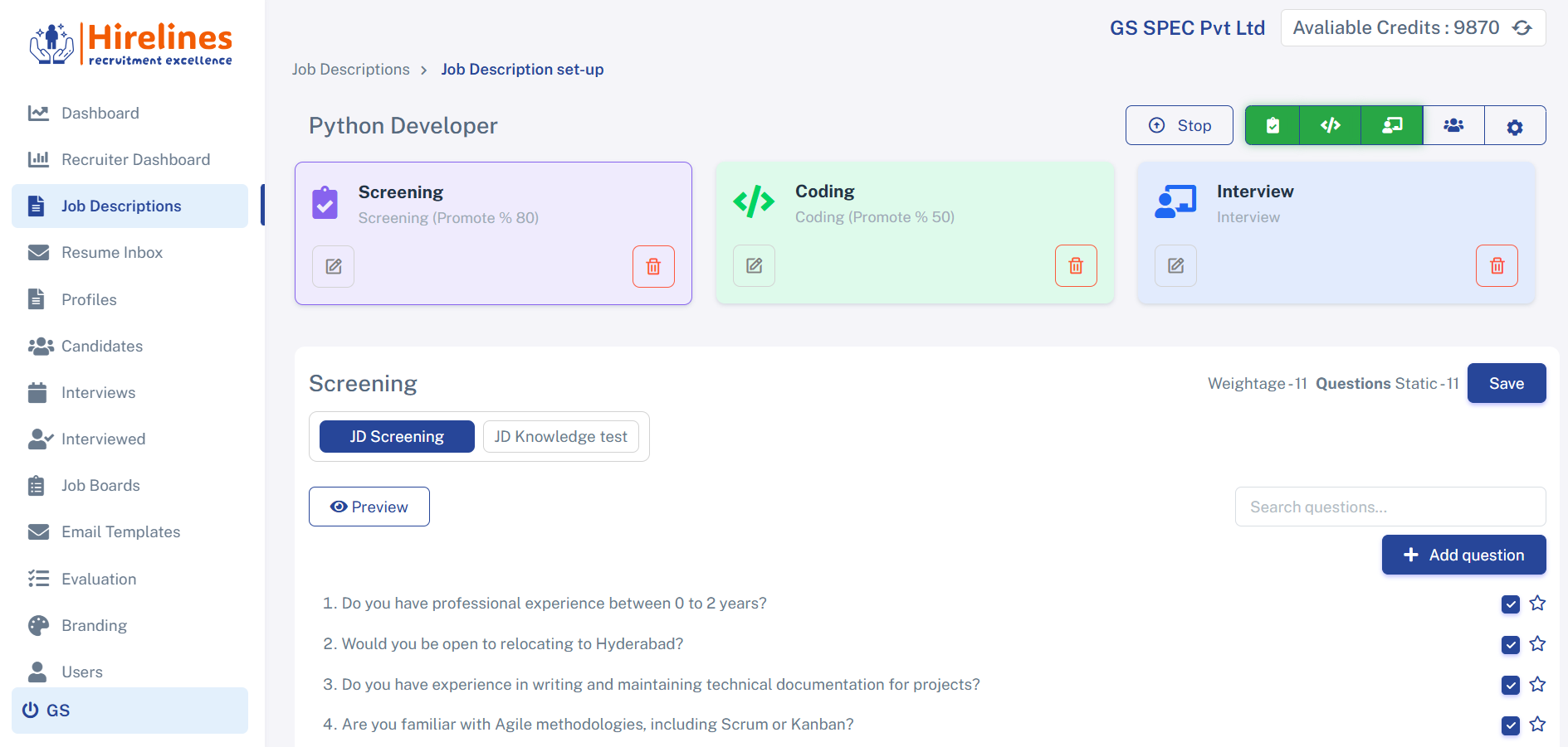 Hirelines gallery image