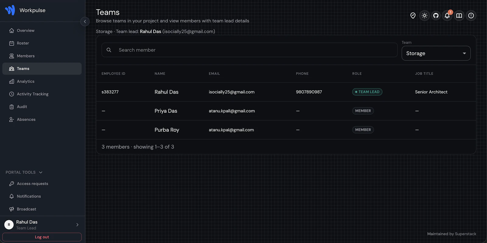 Workpulse screenshot 4