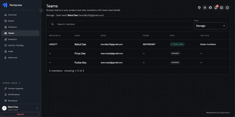 Workpulse screenshot 4