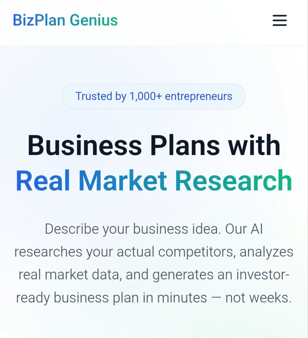BizPlan Genius