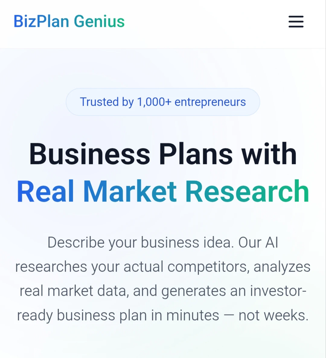 BizPlan Genius logo