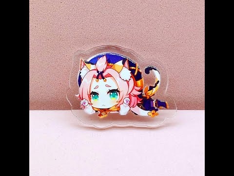 Clear Acrylic Pins & Badges gallery image