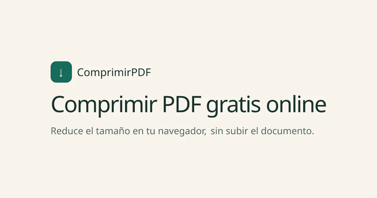 ComprimirPDF screenshot