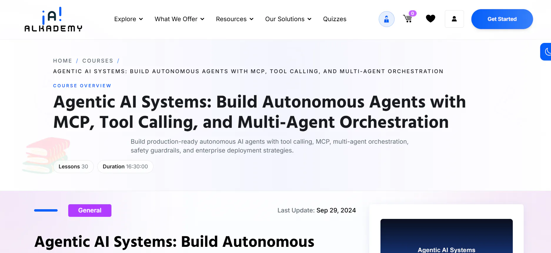 Agentic AI Systems - An Alkademy Course gallery image