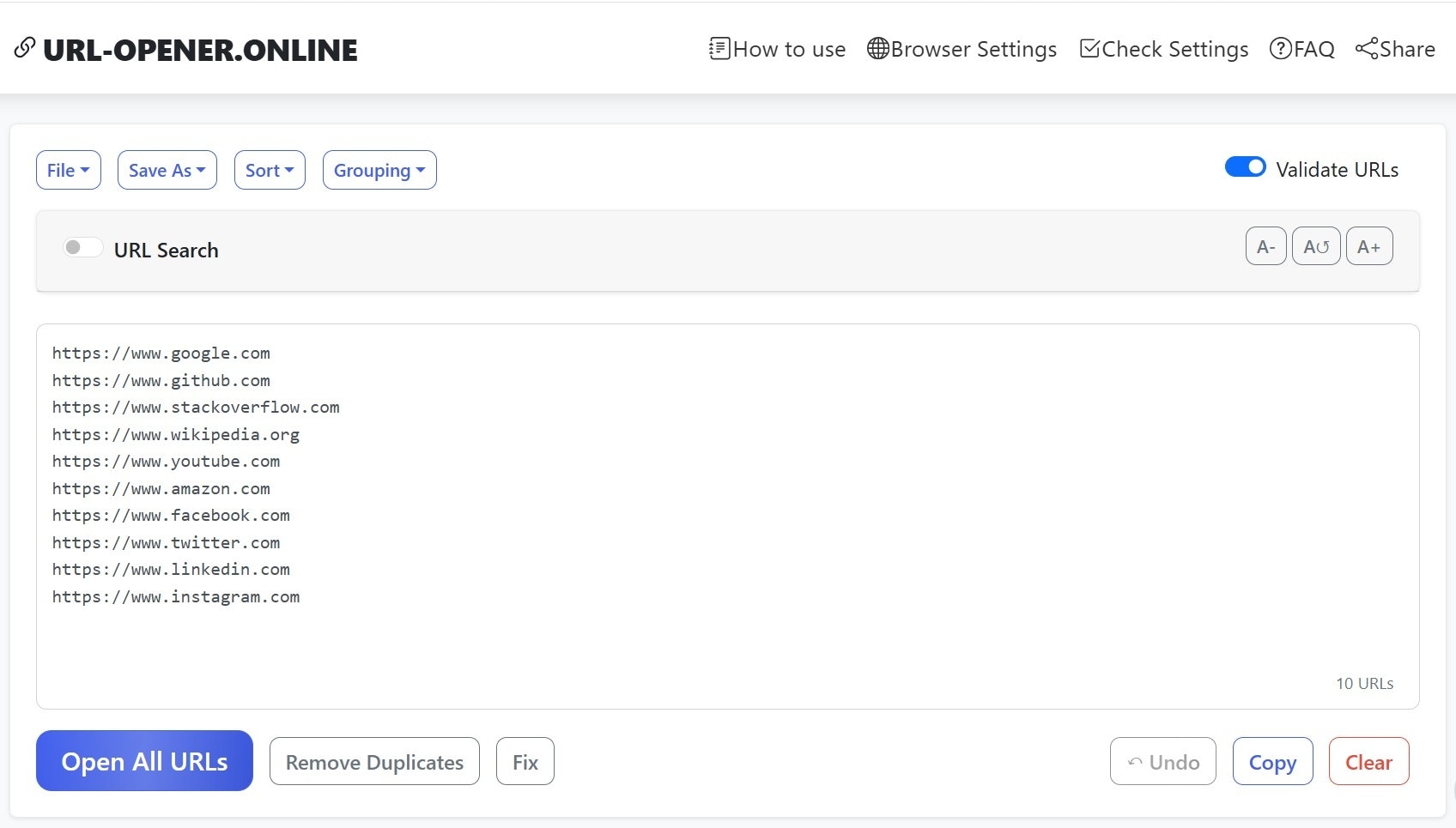 URL-OPENER.ONLINE gallery image
