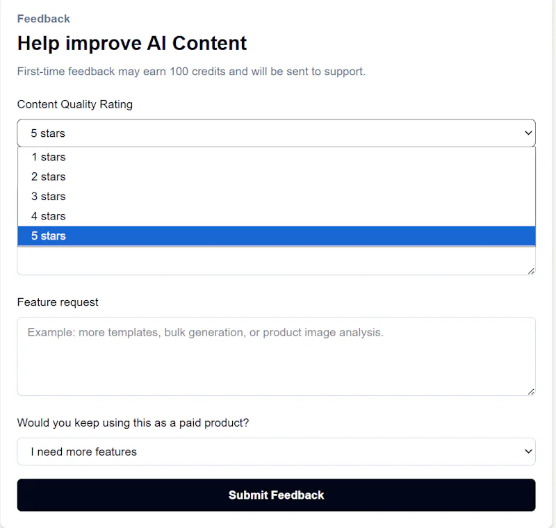 AI Content screenshot 2
