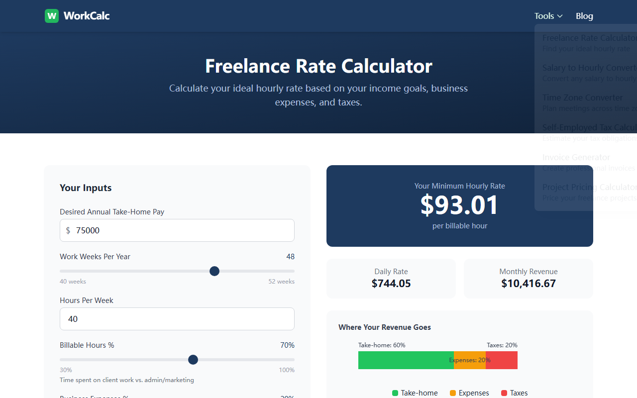 WorkCalc gallery image