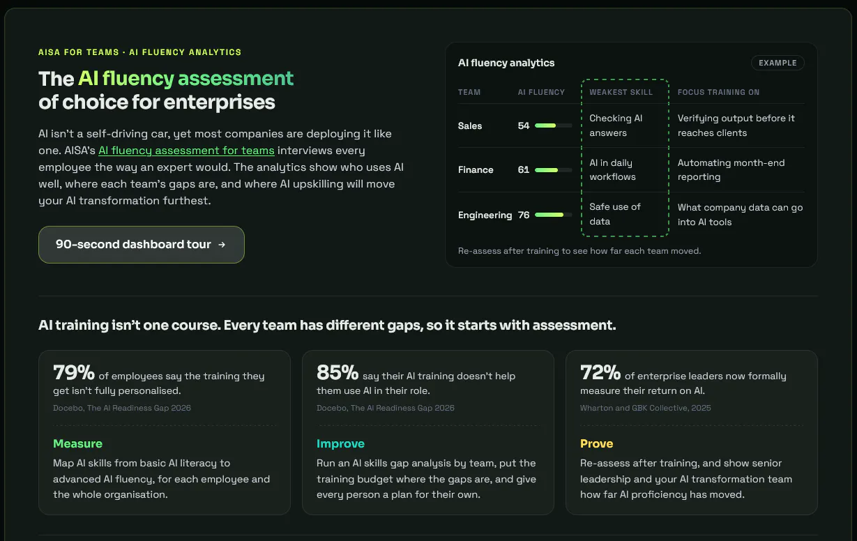 AISA Score™ - The AI Fluency Assessment gallery image