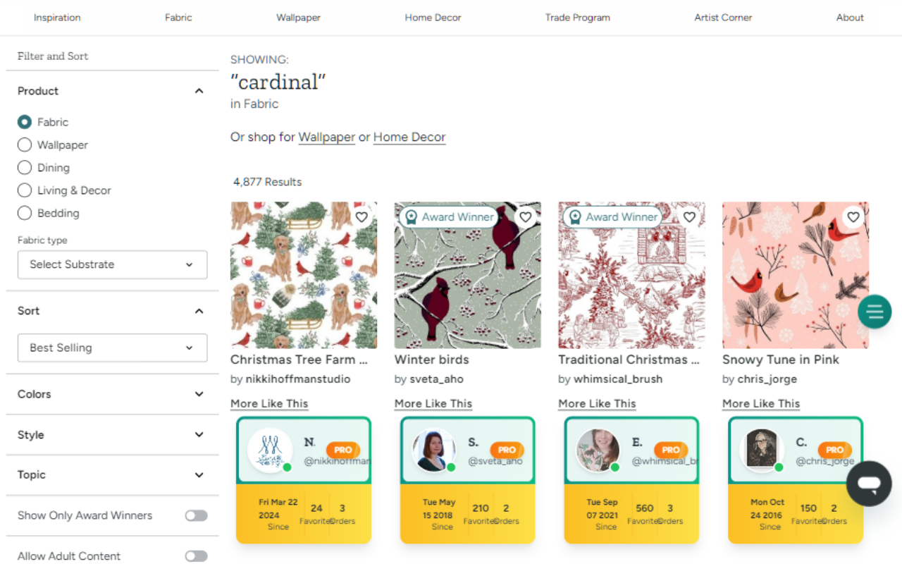 Spoonflower Analytics - Satıcılar için hafif, hızlı, doğru ve harika bir araç medya 1