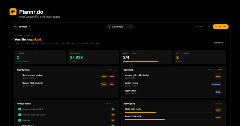 Plannr.do screenshot 1
