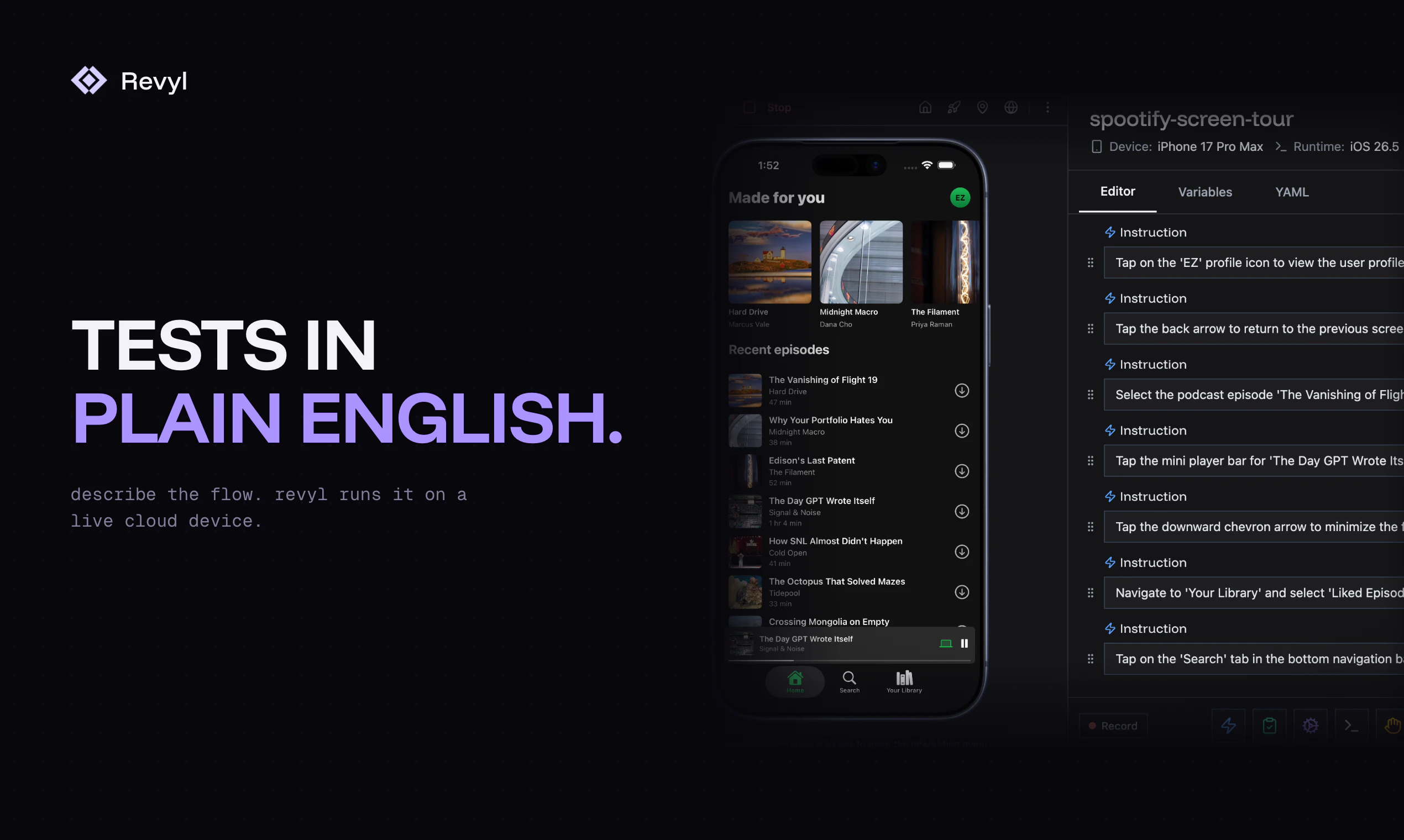 startuptile Revyl-The mobile source of truth