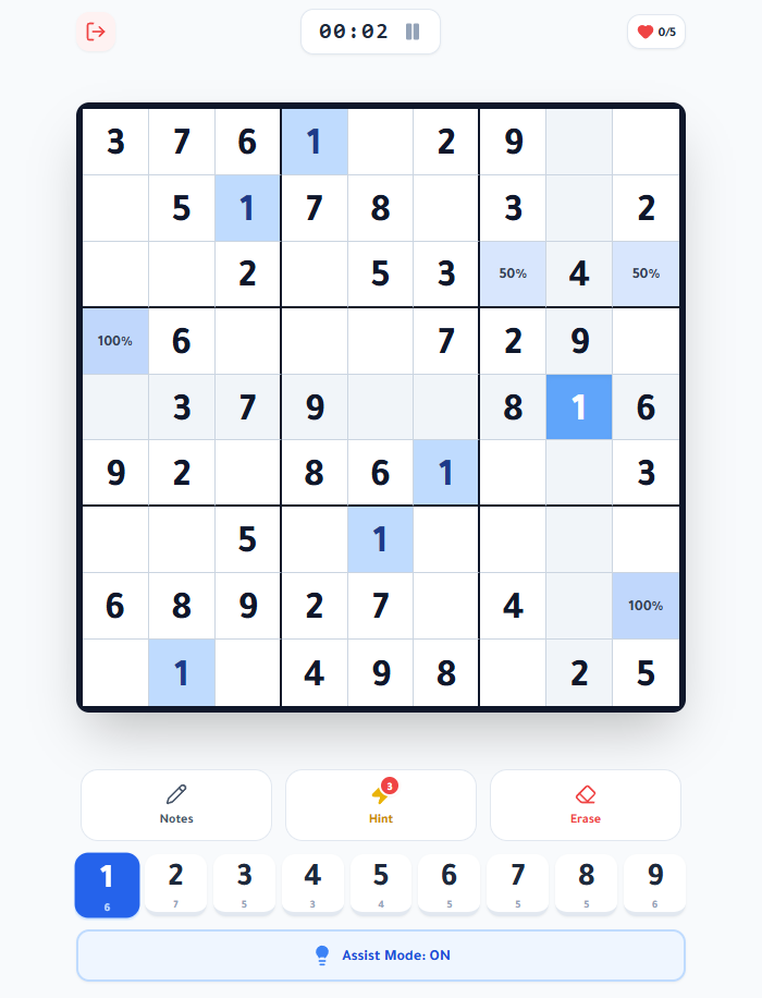 Sudoku Probability Master gallery image