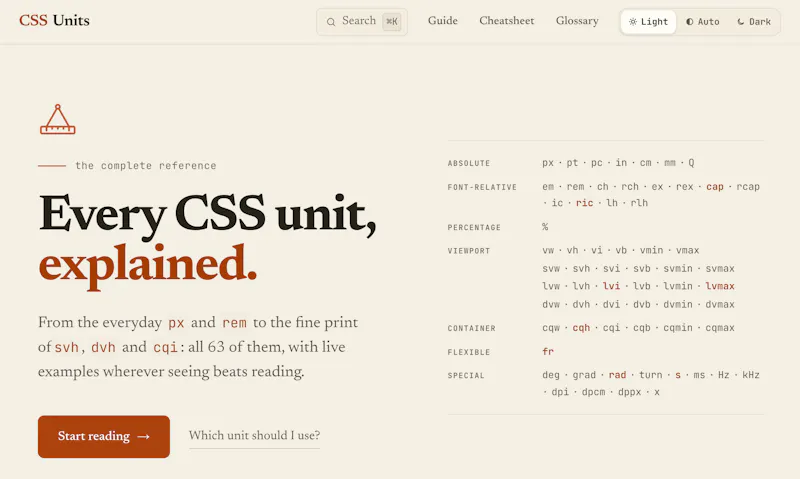 CSS Units screenshot 5