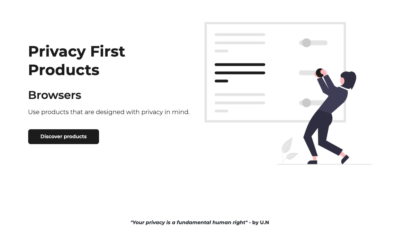 Privacy First Products media 1