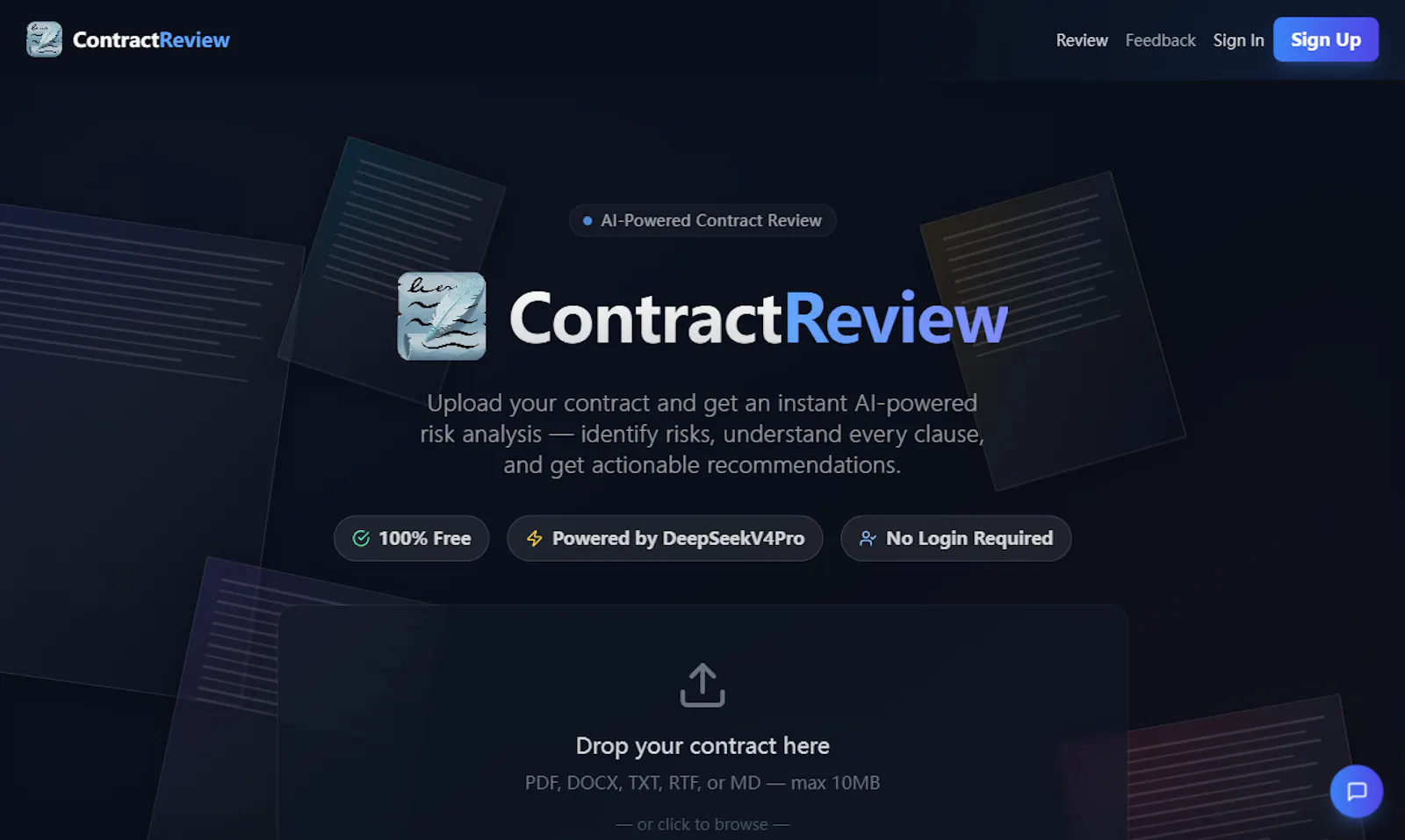 ContractReview screenshot 1
