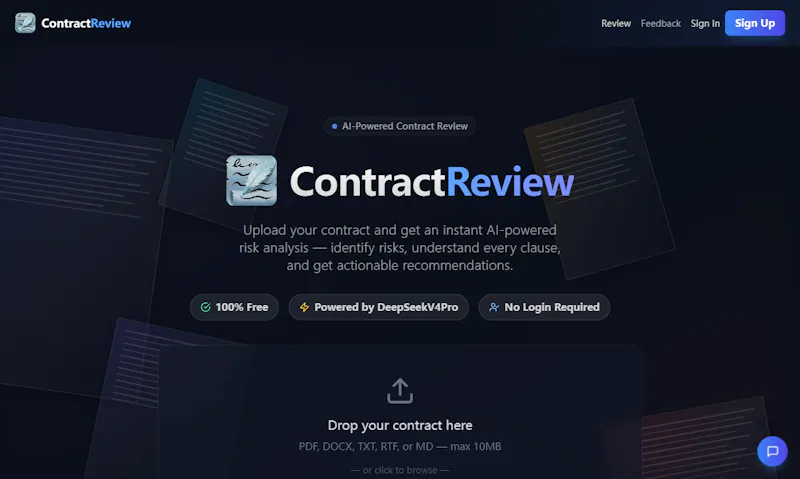 ContractReview screenshot 1