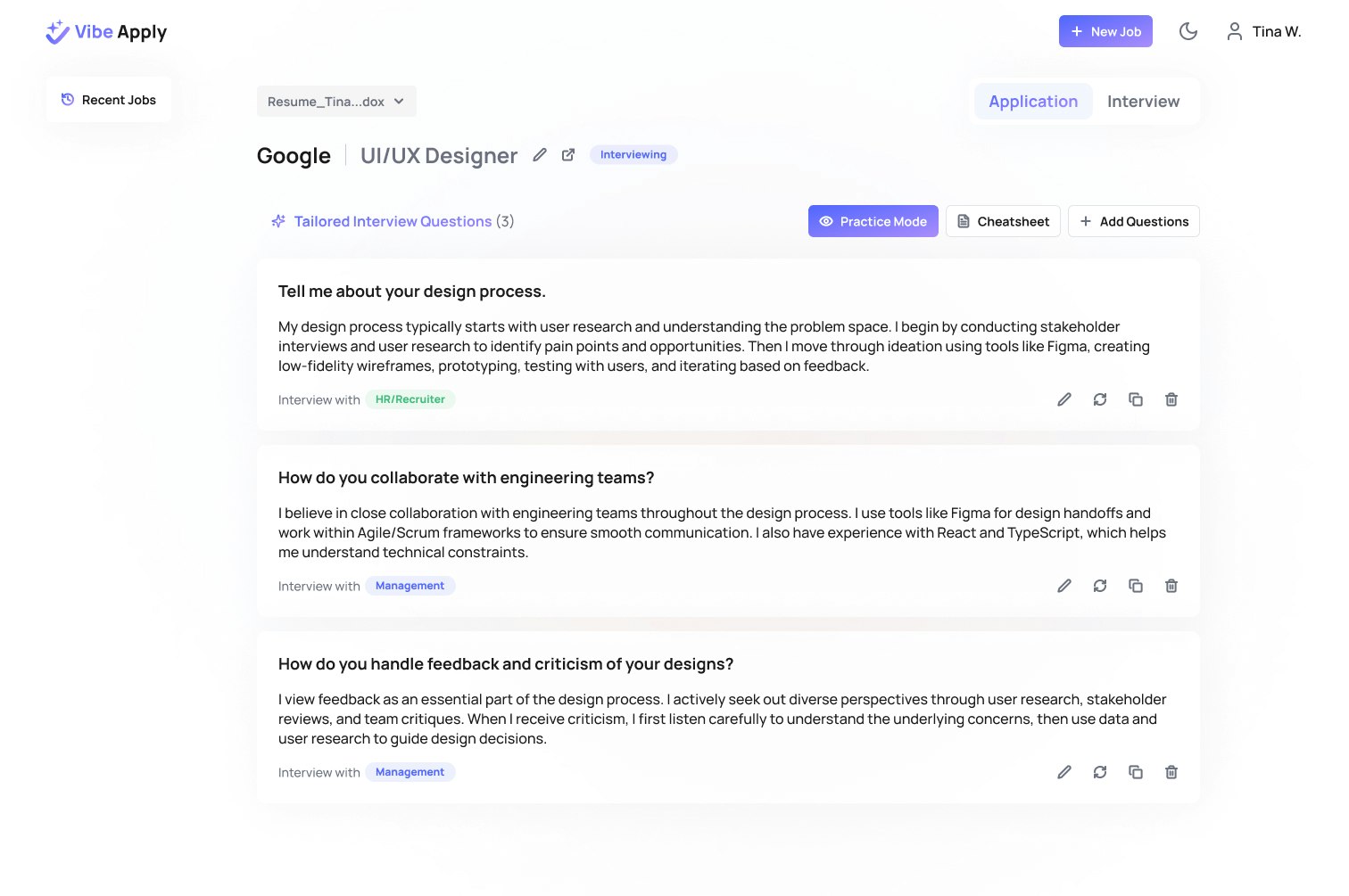 Vibe Apply gallery image