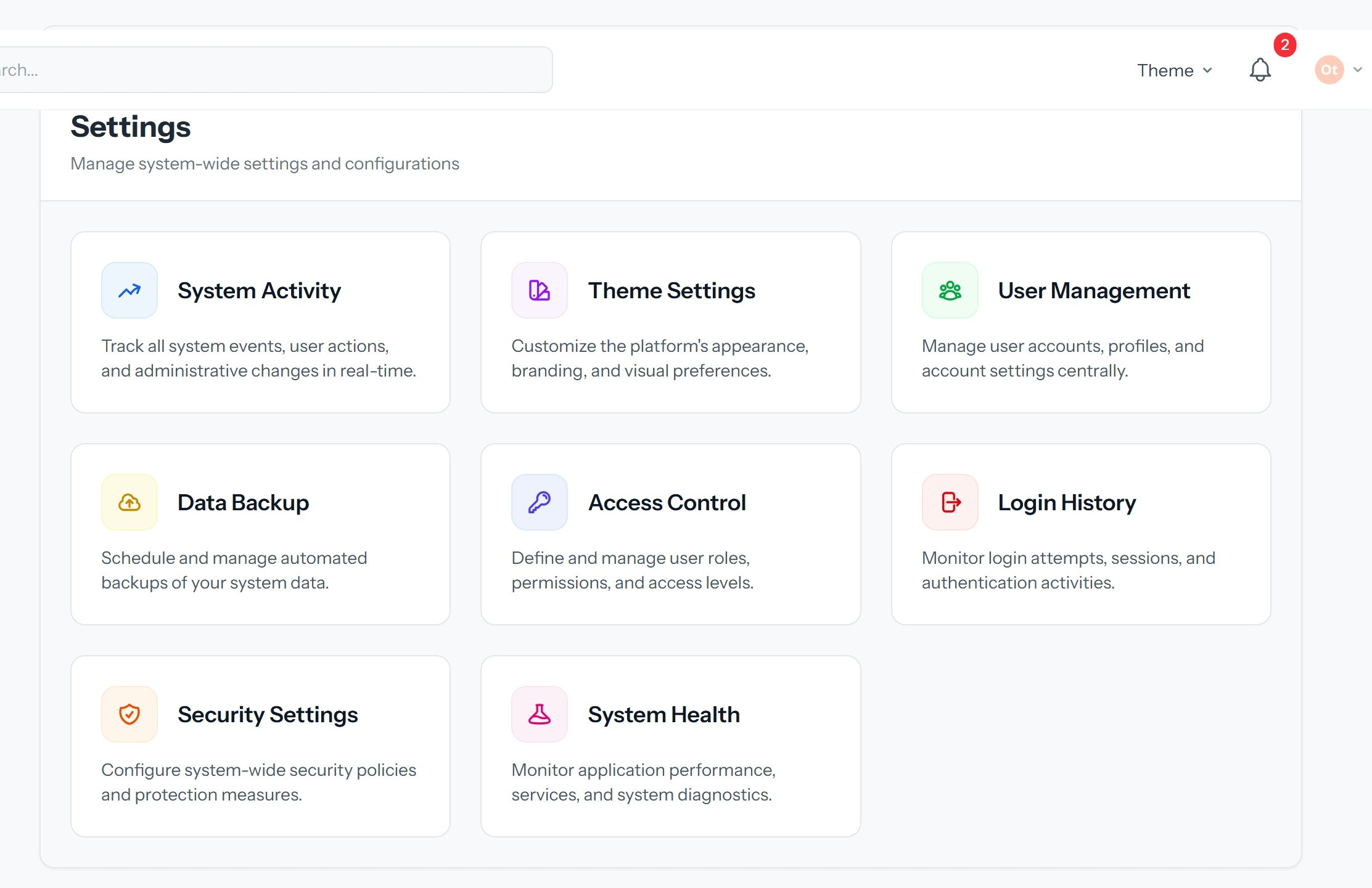 아보 패널 - 실제로 사용하는 최신 Laravel 관리자 패널. 미디어 3